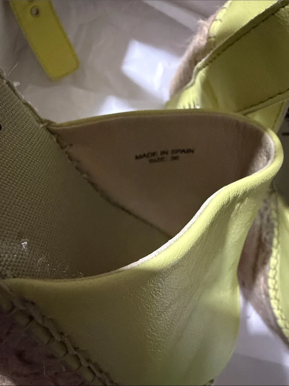 Free People Yellow Espadrille Platform Sandals - Women